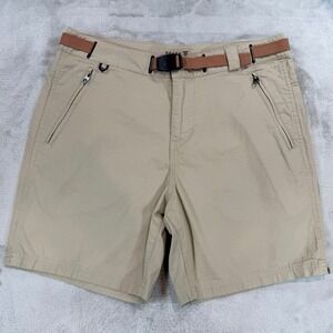 Roark Mens Campover Ripstop Belted Cargo Short 7" Inseam Khaki Tan Size 30